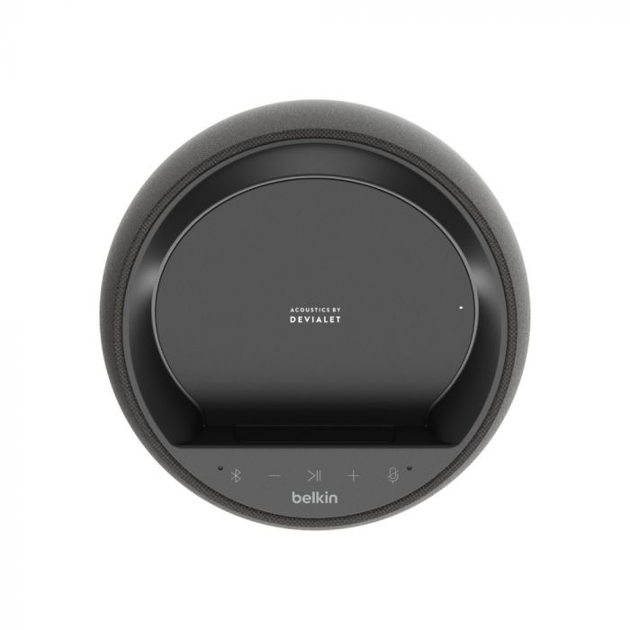 Смарт спікер Belkin + бездротова зарядка Devialet Soundform Elite, black