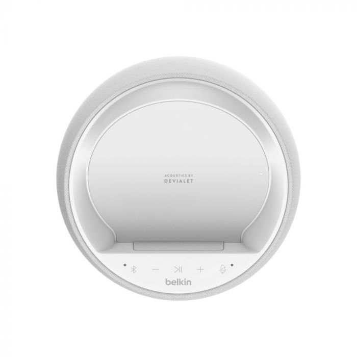 Смарт спікер Belkin + бездротова зарядка Devialet Soundform Elite, white