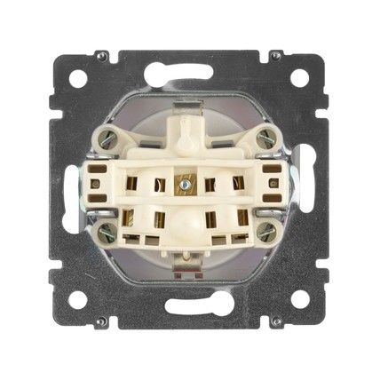 Valena Classic Legrand розетка силова 2К +3 Schuko 16А 250В гвинт.клеми алюміній