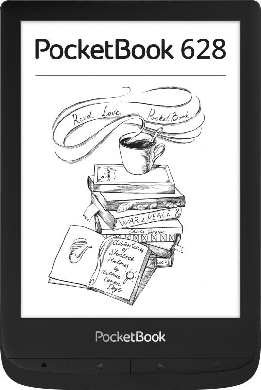 Електронна книга PocketBook 628, Ink Black