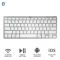 Клавіатура Trust Nado BT White