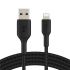 Кабель Belkin USB-A - Lightning, BRAIDED, 1m, black