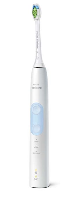 Щітка зубна електр. Philips, ProtectiveClean 5100, 62т. колив/хв, насадок-2, футляр, білий