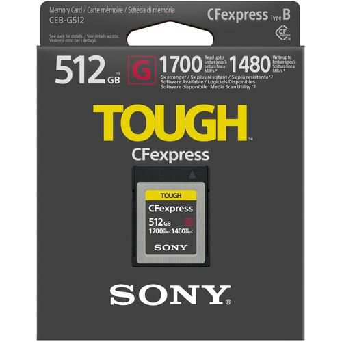 Карта пам'яті Sony CFexpress Type B 512GB R1700/W1480
