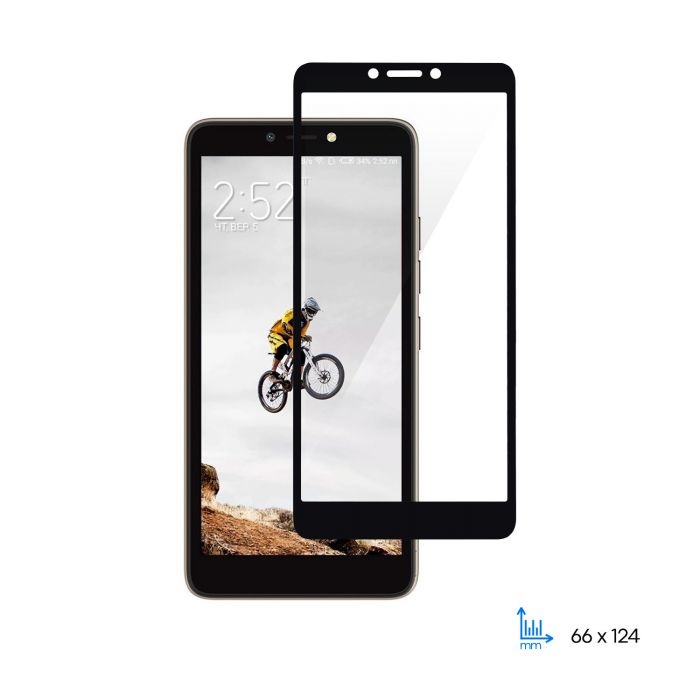 Захисне скло2E Basic для TECNO POP 2F (B1F) , 2.5D FCFG, black border