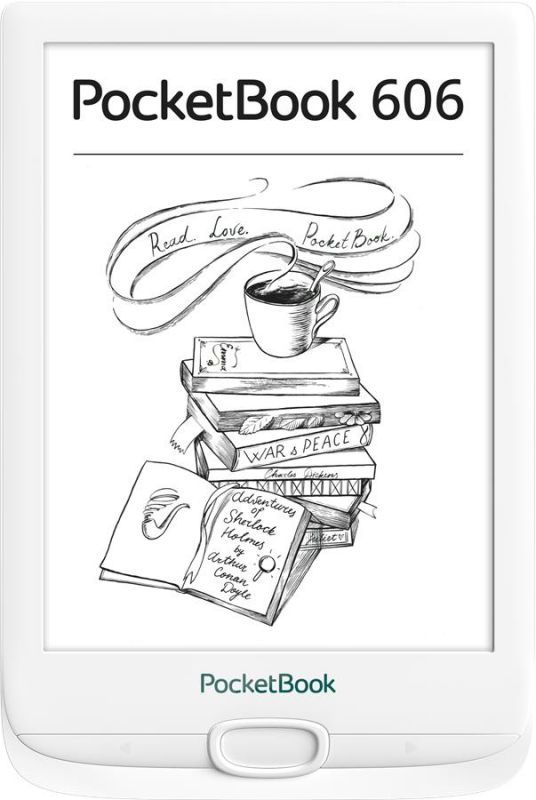 Електронна книга PocketBook 606, White