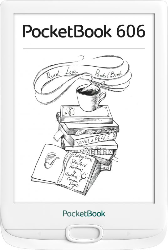 Електронна книга PocketBook 606, White