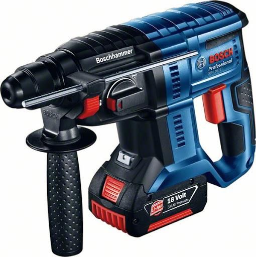 Перфоратор Bosch GBH 180-LI, акумуляторний, 1x4.0 Ач, 18, 2 Дж, 2.3 кг