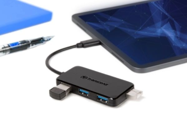 Хаб Transcend USB Type-C HUB 4  ports