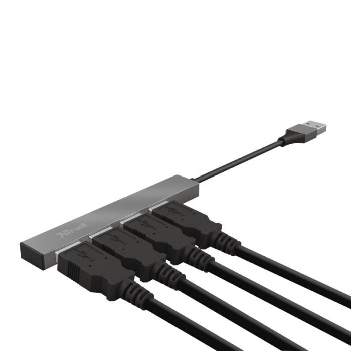 USB-хаб Trust Halyx Aluminium 4-Port Mini USB Hub