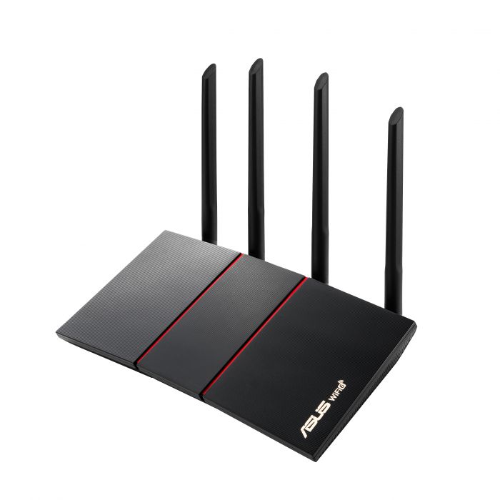 Маршрутизатор ASUS RT-AX55 AX1800 4xGE LAN 1xGE WAN MU-MIMO OFDMA MESH