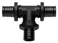 Трійник Rehau Rautitan PX, 32-32-32 мм, рівнопрохідний, поліфенілсульфон, чорний