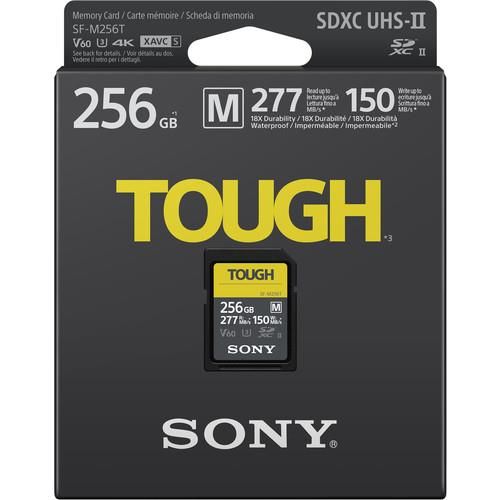 Карта пам'яті Sony 256GB SDXC C10 UHS-II U3 V60 R277/W150MB/s Tough