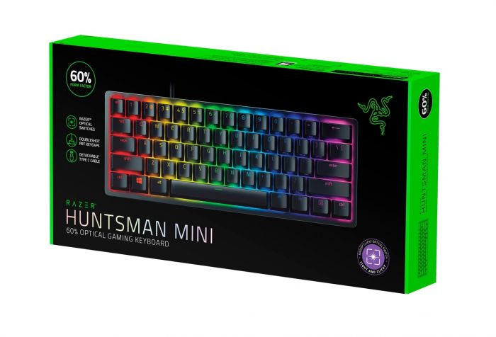 Клавіатура ігрова Razer Huntsman Mini Red Switch USB US RGB, Black