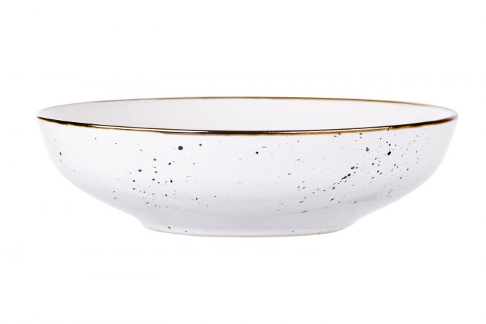 Тарілка супова Ardesto Bagheria, 20 см, Bright white, кераміка