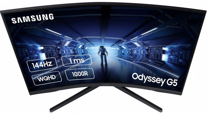 Монітор LCD 31.5" Samsung Odyssey G5 LC32G55T 2xHDMI, DP, VA, 2560x1440, 144Hz, 1ms, CURVED