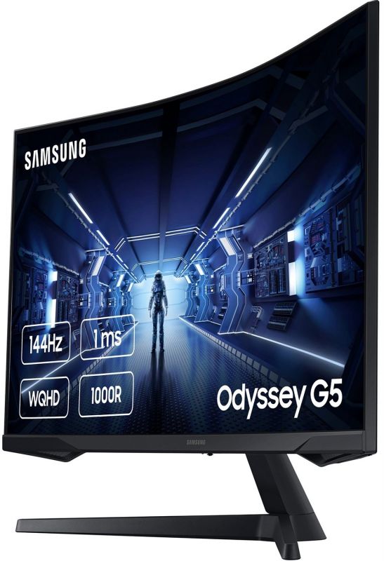 Монітор LCD 31.5" Samsung Odyssey G5 LC32G55T 2xHDMI, DP, VA, 2560x1440, 144Hz, 1ms, CURVED