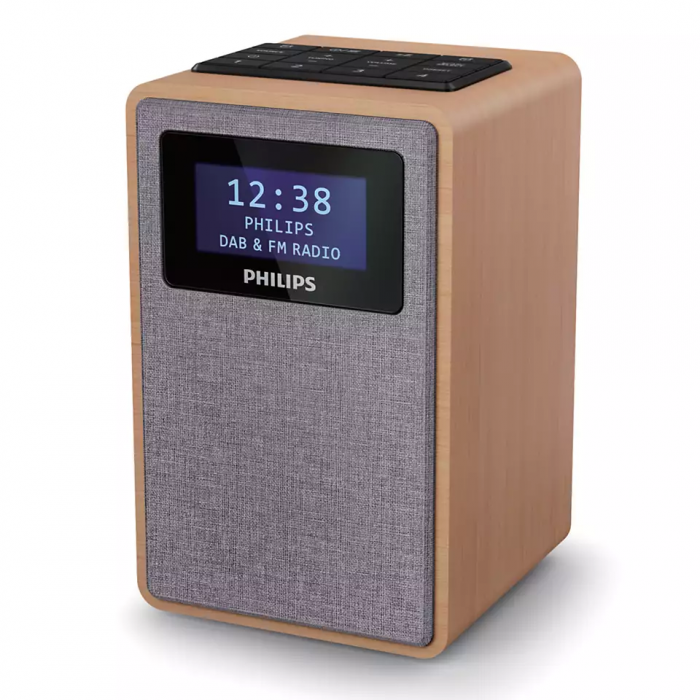 Радіогодинник Philips TAR5005 FM/DAB+, mono 1W, LCD