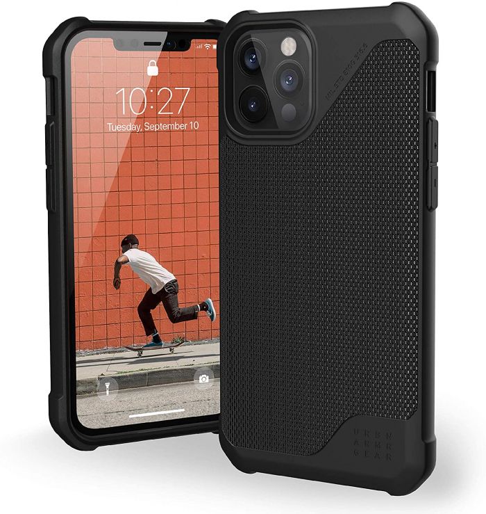 Чохол UAG для iPhone 12 / 12 Pro Metropolis LT, FIBR Black