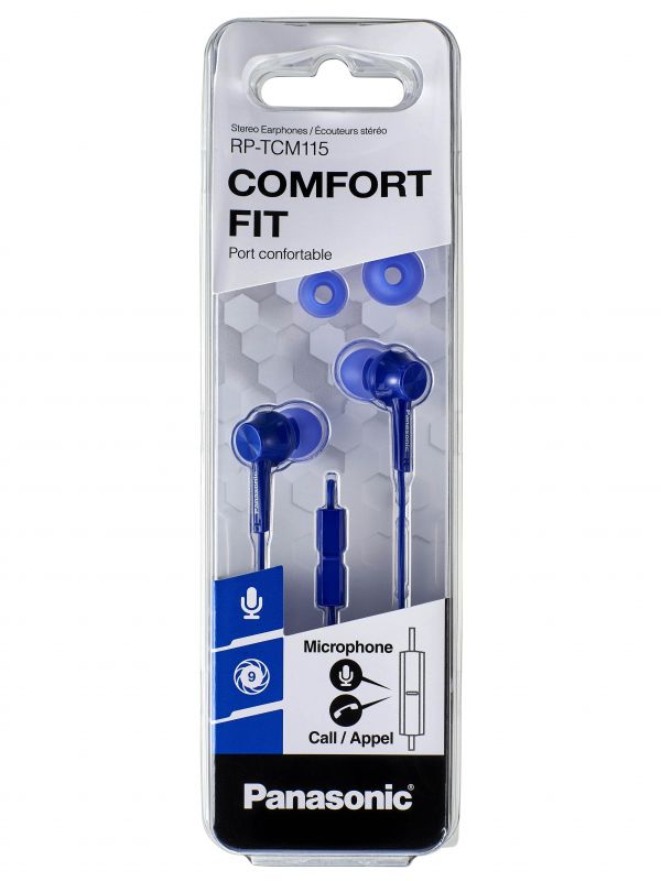 Навушники Panasonic RP-TCM115GCA In-ear Mic Синій
