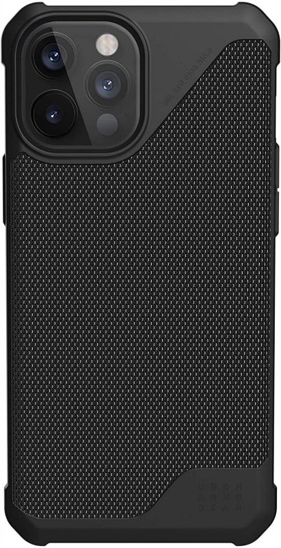 Чохол UAG для iPhone 12 Pro Max Metropolis LT, FIBR Black