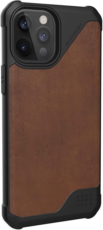 Чохол UAG для iPhone 12 Pro Max Metropolis LT, Leather Brown