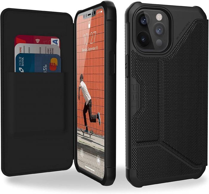 Чохол UAG для iPhone 12 Pro Max Metropolis, FIBR Black