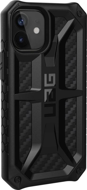 Чохол UAG для iPhone 12 Mini Monarch, Carbon Fiber