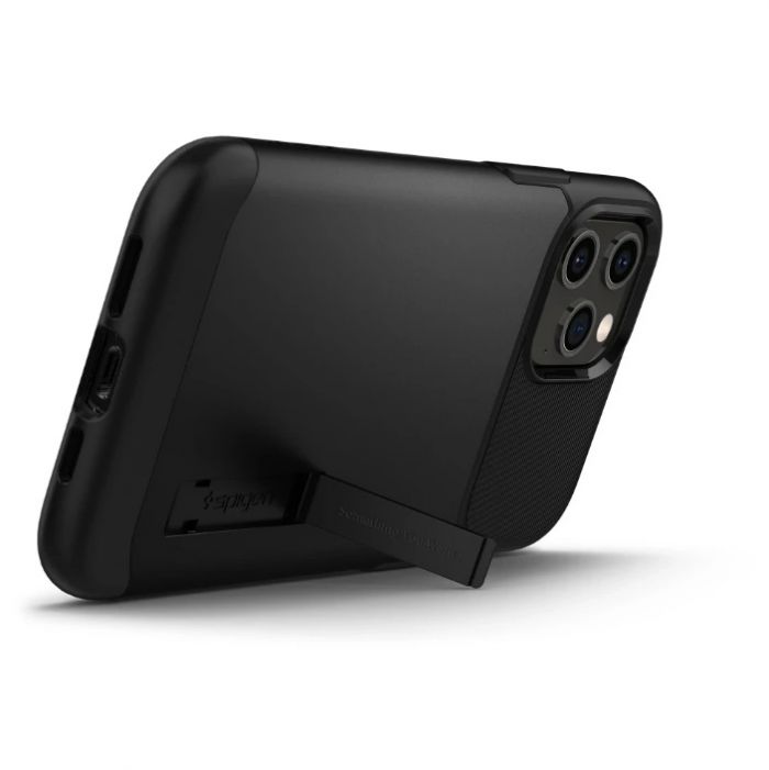 Чохол Spigen для iPhone 12 Pro Max Slim Armor, Black