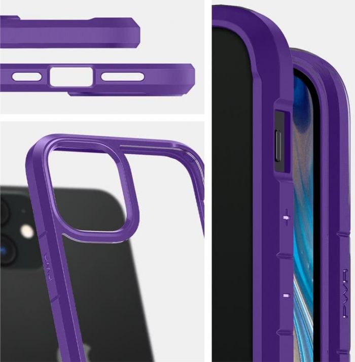 Чохол Spigen для iPhone 12 mini Crystal Hybrid, Hydrangea Purple