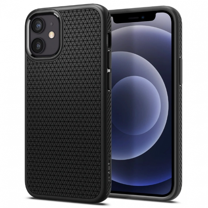 Чохол Spigen для iPhone 12 mini Liquid Air, Matte Black