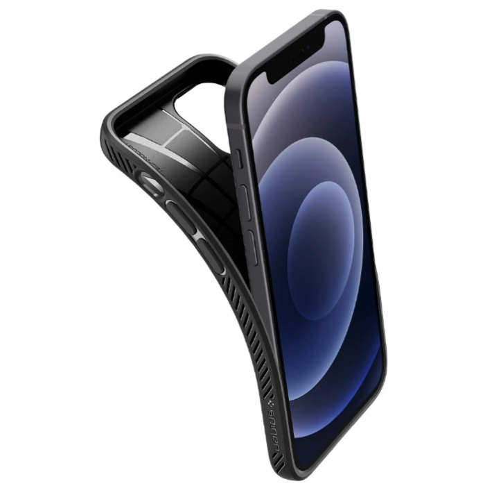 Чохол Spigen для iPhone 12 mini Liquid Air, Matte Black