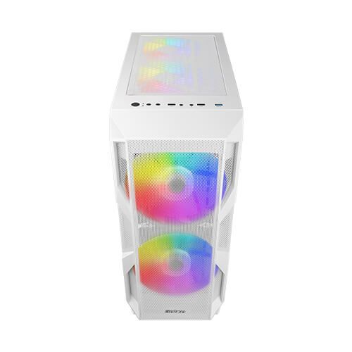 Корпус Antec NX800 Gaming,MidT,E-ATX, 2xUSB2.0,1xUSB3.0, 3x120ммARGB,скло(бічна панель),без БЖ,білий