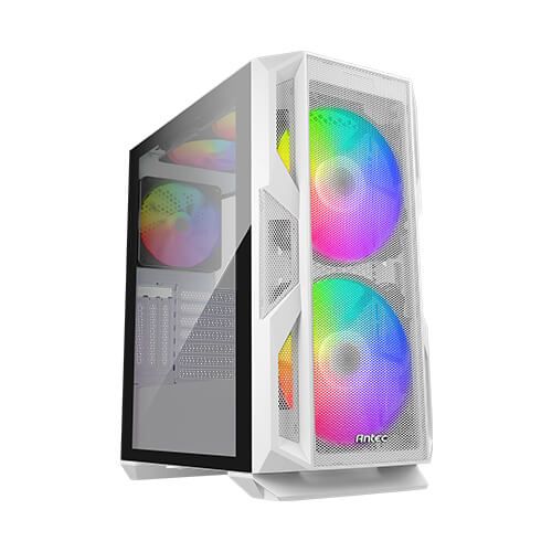 Корпус Antec NX800 Gaming,MidT,E-ATX, 2xUSB2.0,1xUSB3.0, 3x120ммARGB,скло(бічна панель),без БЖ,білий