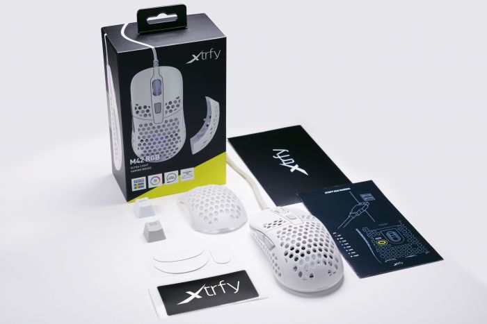 Миша Xtrfy M42 RGB USB White