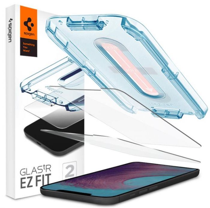 Захисне скло Spigen для iPhone 12 mini tR EZ Fit(2Pack)