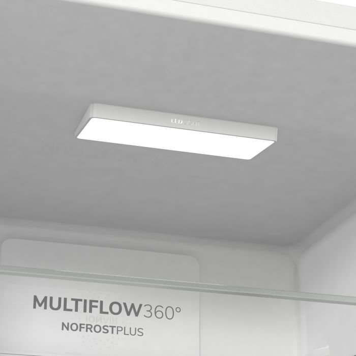 Холодильник з нижн. мороз. камерою Gorenje NRK6201SYW, 200х60х60см, 2 двері, 235( 96)л, А+, NF+ , Зона св-ті, Внутр. Диспл, Зовн