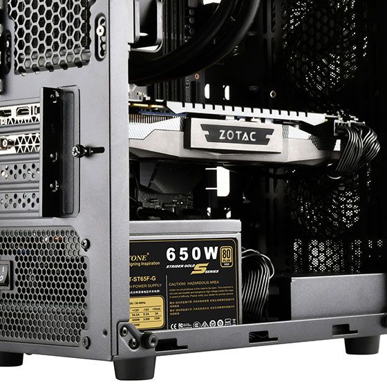 Корпус SilverStone PRECISION PS15B-PRO, MiniT,USB3.0Type-Ax2,3x120мм ARGB,скло(бічна панель),без БЖ,чорний