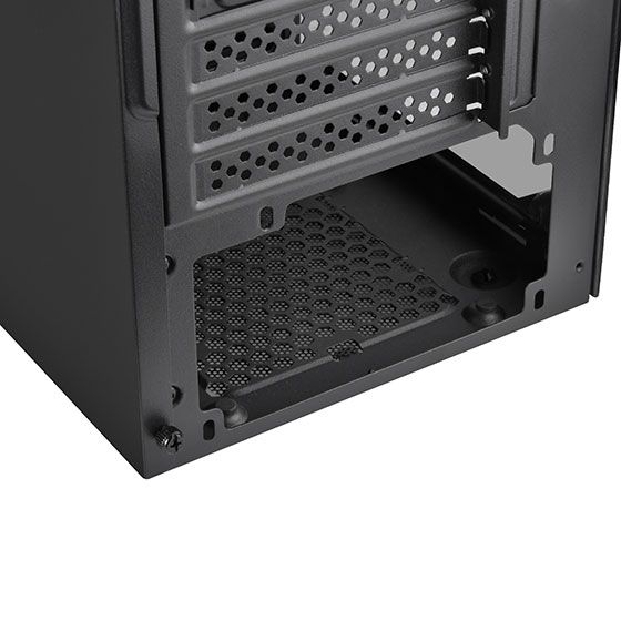 Корпус SilverStone PRECISION PS15B-PRO, MiniT,USB3.0Type-Ax2,3x120мм ARGB,скло(бічна панель),без БЖ,чорний