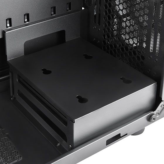 Корпус SilverStone PRECISION PS15B-PRO, MiniT,USB3.0Type-Ax2,3x120мм ARGB,скло(бічна панель),без БЖ,чорний