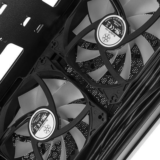 Корпус SilverStone PRECISION PS15B-PRO, MiniT,USB3.0Type-Ax2,3x120мм ARGB,скло(бічна панель),без БЖ,чорний