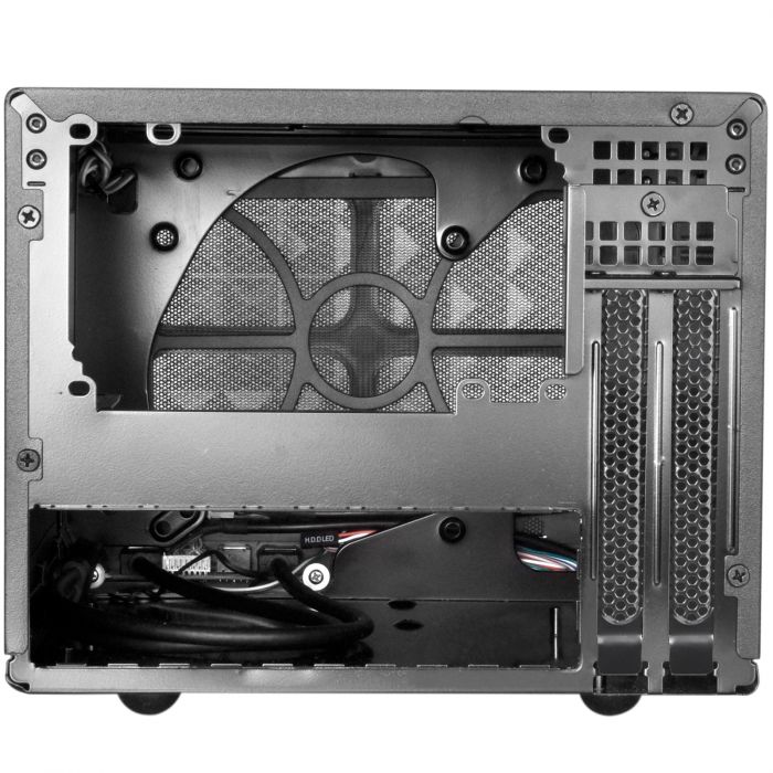 Корпус SilverStone SUGO SG13B-C, MiniITX,USB Type-C x1,USB3.0x1,сітка (передня панель),без БЖ,чорний