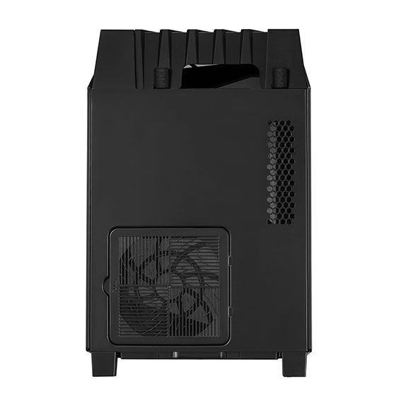 Корпус SilverStone LUCID LD03B-AF, MiniITX, USB Type-C x1,USB3.0x1,2x120ммскло,без БЖ,чорн