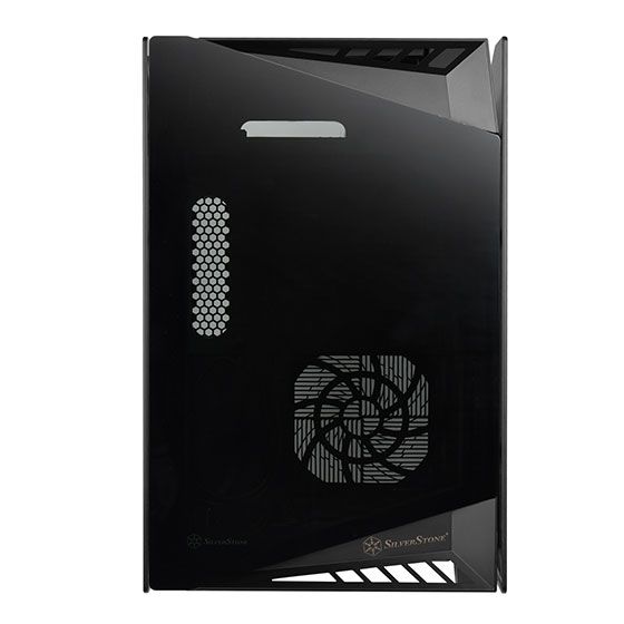 Корпус SilverStone LUCID LD03B-AF, MiniITX, USB Type-C x1,USB3.0x1,2x120ммскло,без БЖ,чорн