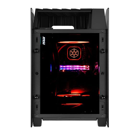 Корпус SilverStone LUCID LD03B-AF, MiniITX, USB Type-C x1,USB3.0x1,2x120ммскло,без БЖ,чорн