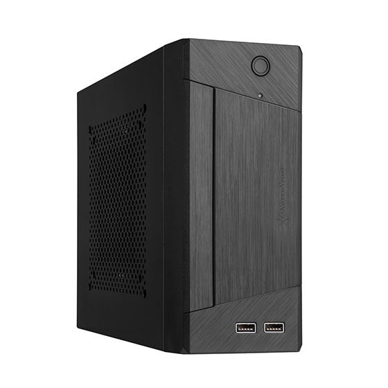 Корпус SilverStone MILO ML10B,MiniITX,USB3.0x2,3x50мм,безБЖ,чорний