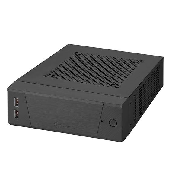 Корпус SilverStone MILO ML10B,MiniITX,USB3.0x2,3x50мм,безБЖ,чорний