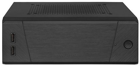 Корпус SilverStone MILO ML10B,MiniITX,USB3.0x2,3x50мм,безБЖ,чорний