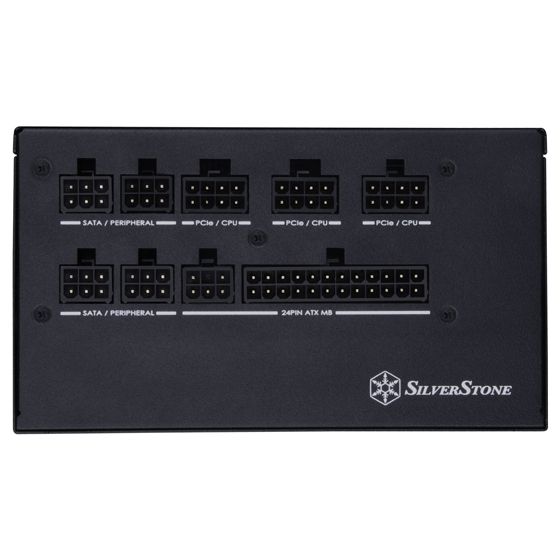 Блок живлення SilverStone STRIDER ET600-MG (600W), 80+Gold,aPFC,14см,24+8,8xSATA,4xPCIe,+3, модульний