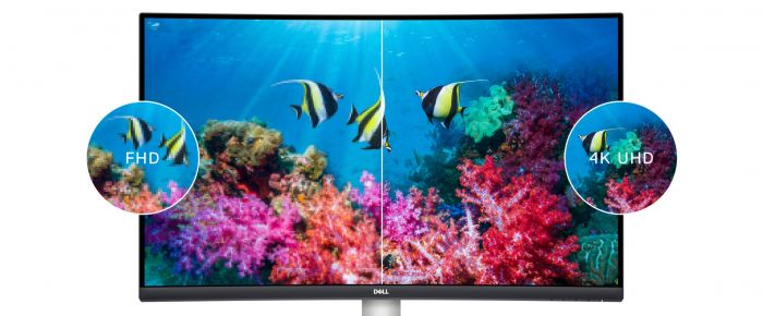 Монітор LCD 31.5" DELL S3221QS 2xHDMI, DP, USB3.0, MM, VA, 3840x2160(4K), 99%sRGB, CURVED, FreeSync
